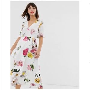 Warehouse Floral Maxi Dress